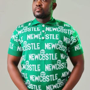 Emerald Green and White Unisex Golfer